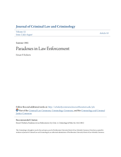 Paradoxes in Law Enforcement