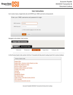 Transaction and Document Lookup Documentation