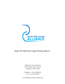 Keep The Minimum Legal Drinking Age 21