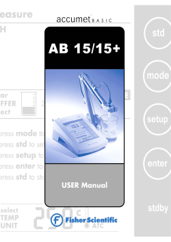 Accumet AB 15 PH Meter - St. Michael`s Hospital Research