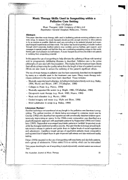 1 - Australian Music Therapy Association
