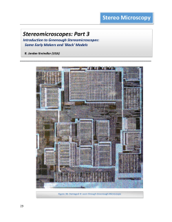 Stereo Microscopy - Microscopy-UK