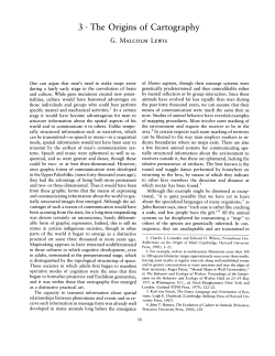 The History of Cartography, Volume 1: Cartography in Prehistoric