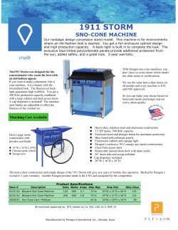 1911 STORM - The Snow Cone Machine