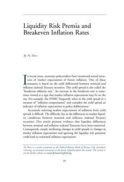 Liquidity Risk Premia and Breakeven Inflation Rates