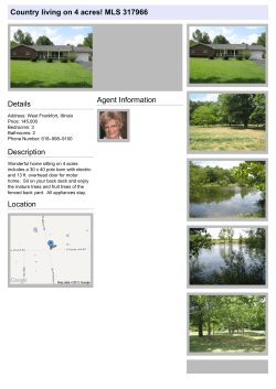 Country living on 4 acres! MLS 317966 Details