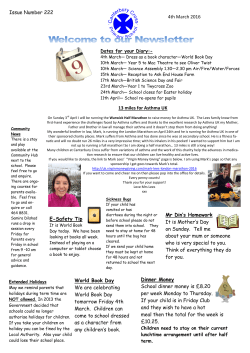 Issue Number 222 4th March 2016 13 miles for Asthma UK E