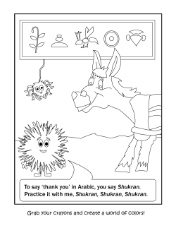 To say `thank you` in Arabic, you say Shukran. Practice it with me