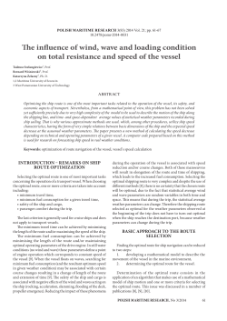 The influence of wind, wave and loading condition on total