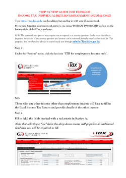 Employment Income Only