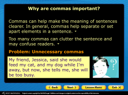 10.2 Commas with Coordinating Conjunctions