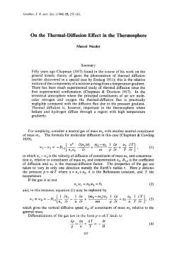 On the Thermal-Diffusion Effect in the Thermosphere
