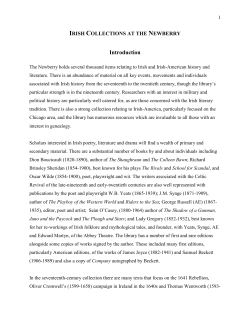 Irish Collections Bibliography
