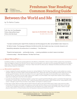 Between the World and Me - KU First