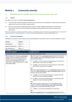 Module 1 - Department of Infrastructure, Local Government and