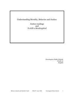 Understanding Morality, Behavior and Justice