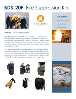 BDS-20F Fire Suppression Kits
