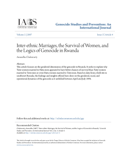 Inter-ethnic Marriages, the Survival of Women, and the Logics of