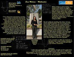 Mathematics - Citrus College