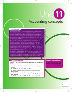 Accounting concepts