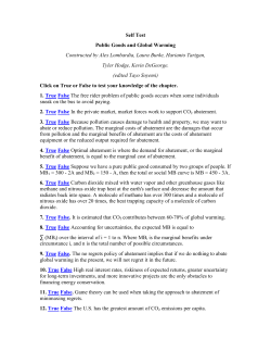 12 Public Goods and Global Climate Change