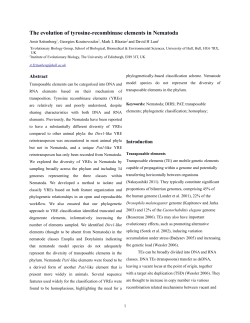 The evolution of tyrosine-recombinase elements