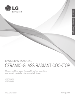 ceramic-glass radiant cooktop