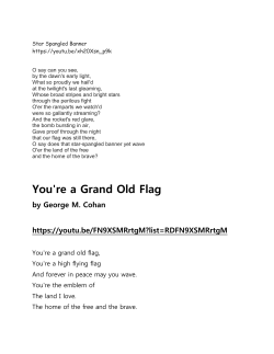 You`re a Grand Old Flag - Thompson School District