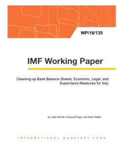 Cleaning-up Bank Balance Sheets