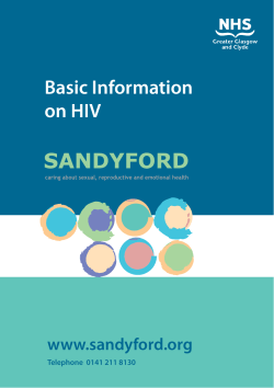 Basic Information on HIV