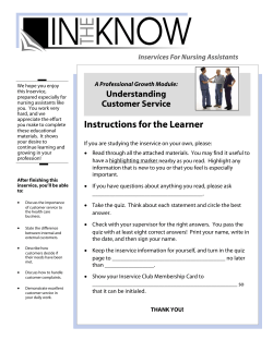 Customer Service in Healthcare