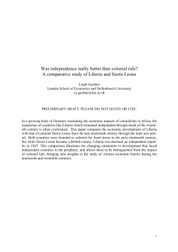 Was independence really better than colonial rule? A
