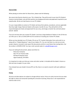 How to Order a Firearm