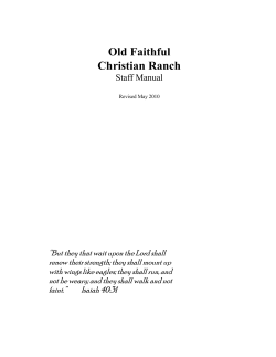 Old Faithful Christian Ranch