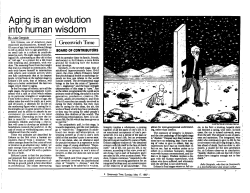 Aging is an Evolution Into Human Wisdom