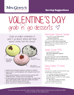 grab `n` go desserts - Mrs. Gerry`s Kitchen