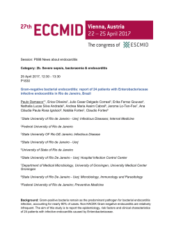 Gram-negative bacterial endocarditis: report of 24