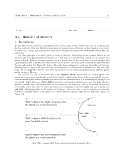 B.2 Rotation of Mercury