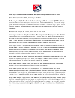 Minor League Baseball has entertained fans through