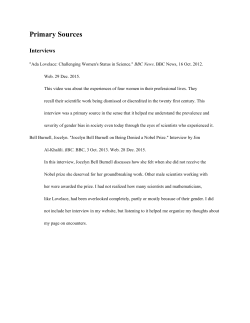 Primary Sources - National History Day