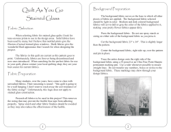 Stained Glass Basics - Bear Paw Productions