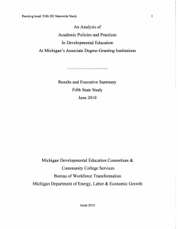 Michigan Developmental Education Consortium