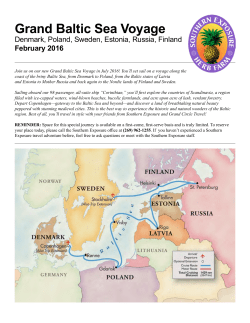 Grand Baltic Sea Voyage