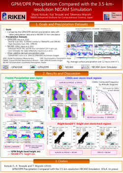 GPM/DPR Precipitation Compared with the 3.5-km - CNR-ISAC