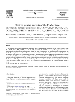 Electron pairing analysis of the Fischer-type chromium