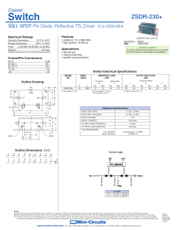 datasheet - Mini Circuits