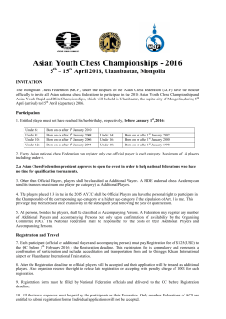 Asian Youth Chess Championships