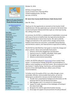 Santa Clara County Food System Alliance