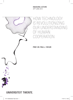 How TecHnology Is RevoluTIonIzIng ouR undeRsTandIng of Human