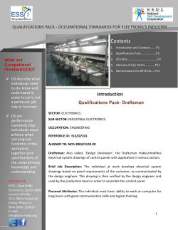 Qualifications Pack- Draftsman